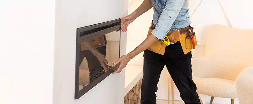 Metal Fireplace Installation in Norman, Oklahoma
