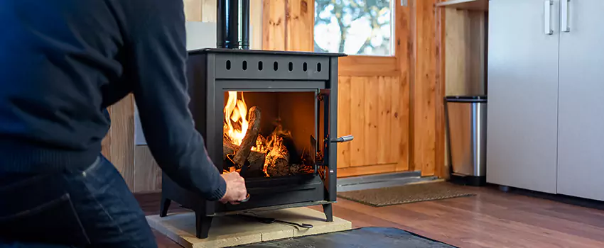 Open Hearth Wood Fireplace Installation in Norman, OK