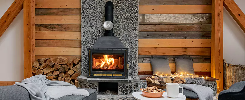 Thelin Hearth Products Direct Vent Gas Stove Fireplace Inspection in Norman, Oklahoma