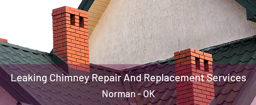 Leaking Chimney Repair And Replacement Services Norman - OK
